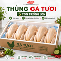 Thùng 5 Gà Tươi Trống Lớn – Fresh Chicken Box